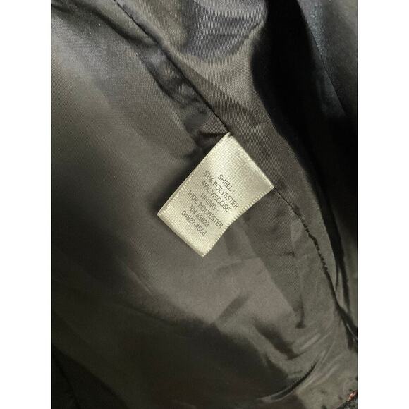 CJ Banks Womens Jacket Blazer Size 1X Plus Geometric Circles Multicolor Office - Picture 7 of 8